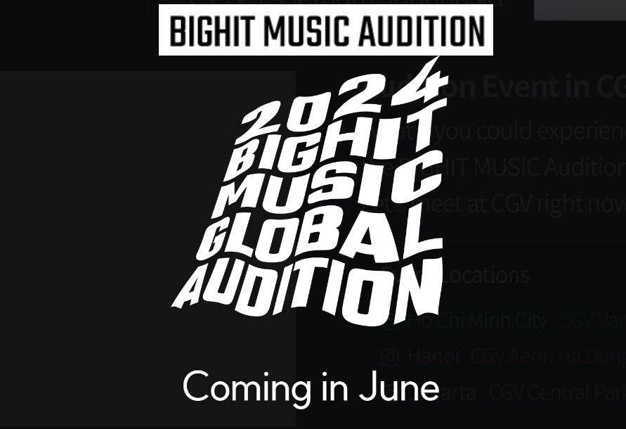 Bighit Audition, Date, Schedule, Audition in India