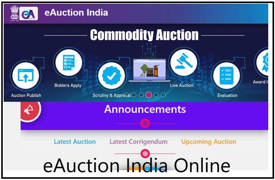 eAuction Car Bike India Online, registration