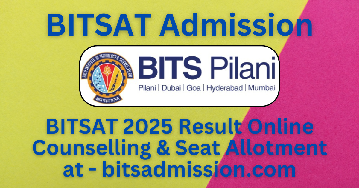 BITSAT Result 2025 Date