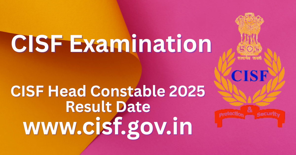 CISF Head Constable Result
