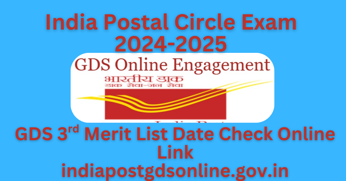GDS 3rd Merit List 2025