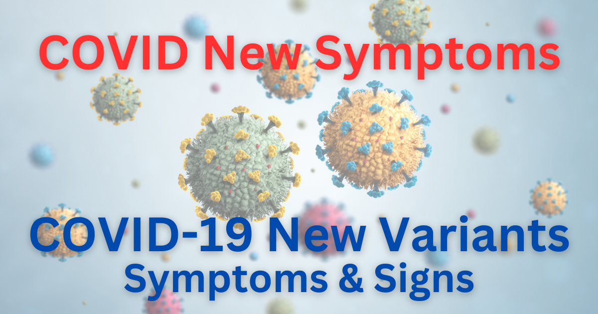 COVID-19 New Variant Symptoms JN1