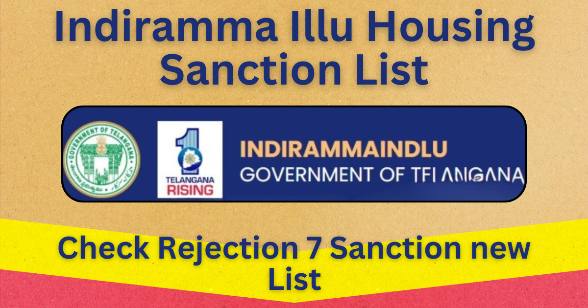 Indiramma Illu Housing Sanction List
