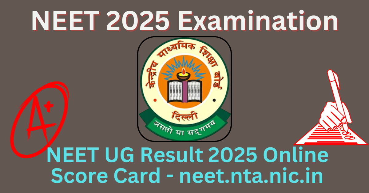 NEET UG Result 2025 Score Card