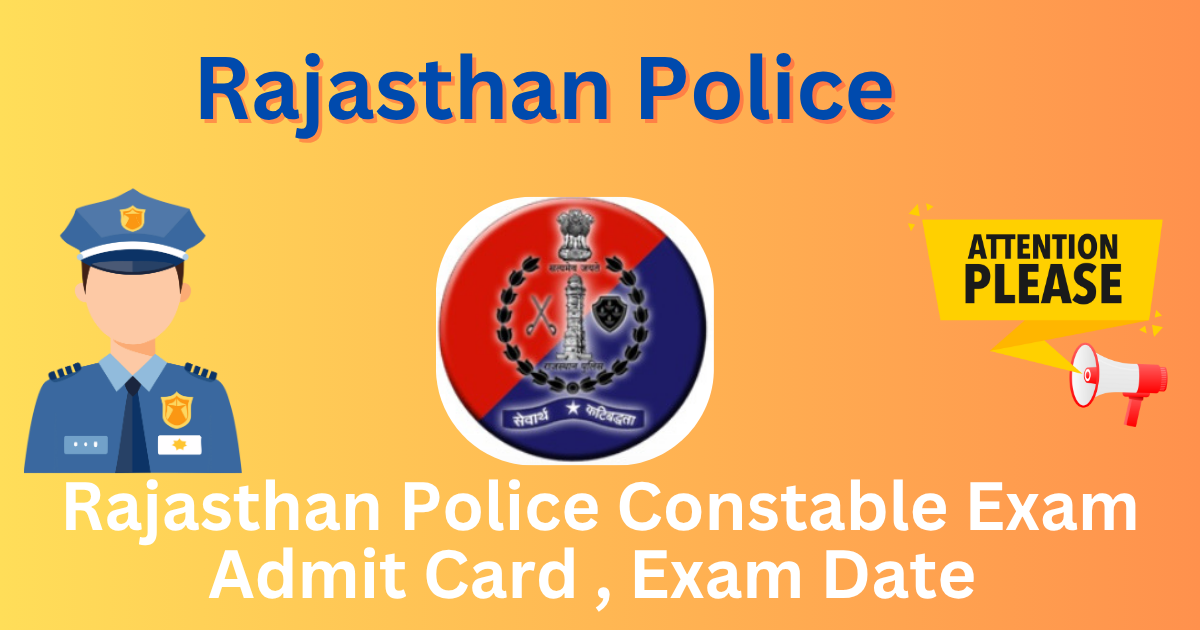 Rajasthan Police Constable Admit Card