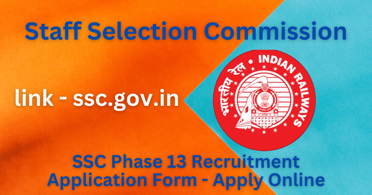 SSC Phase 13 Apply Online form, Registration