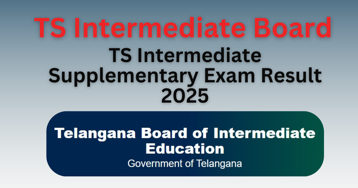 TS Inter Supplementary Result 2025