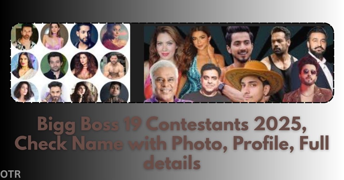 Bigg Boss Contestants, Check Name with Photo