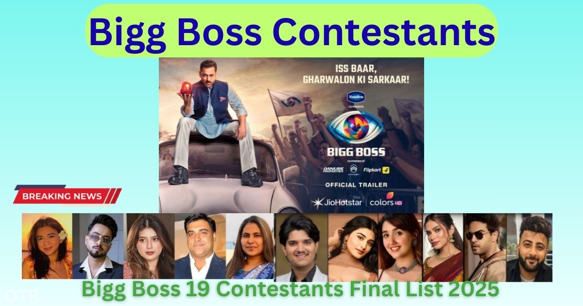 Bigg Boss 19 Contestants Final List 2025