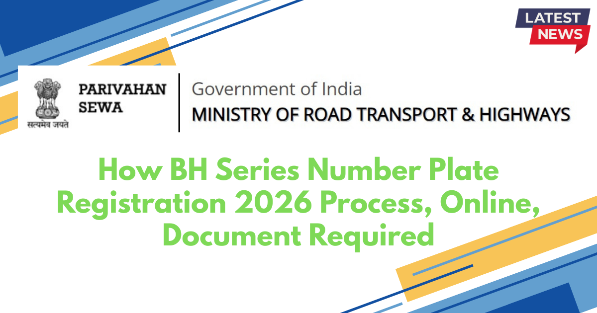How BH Series Number Plate Registration 2026 Process