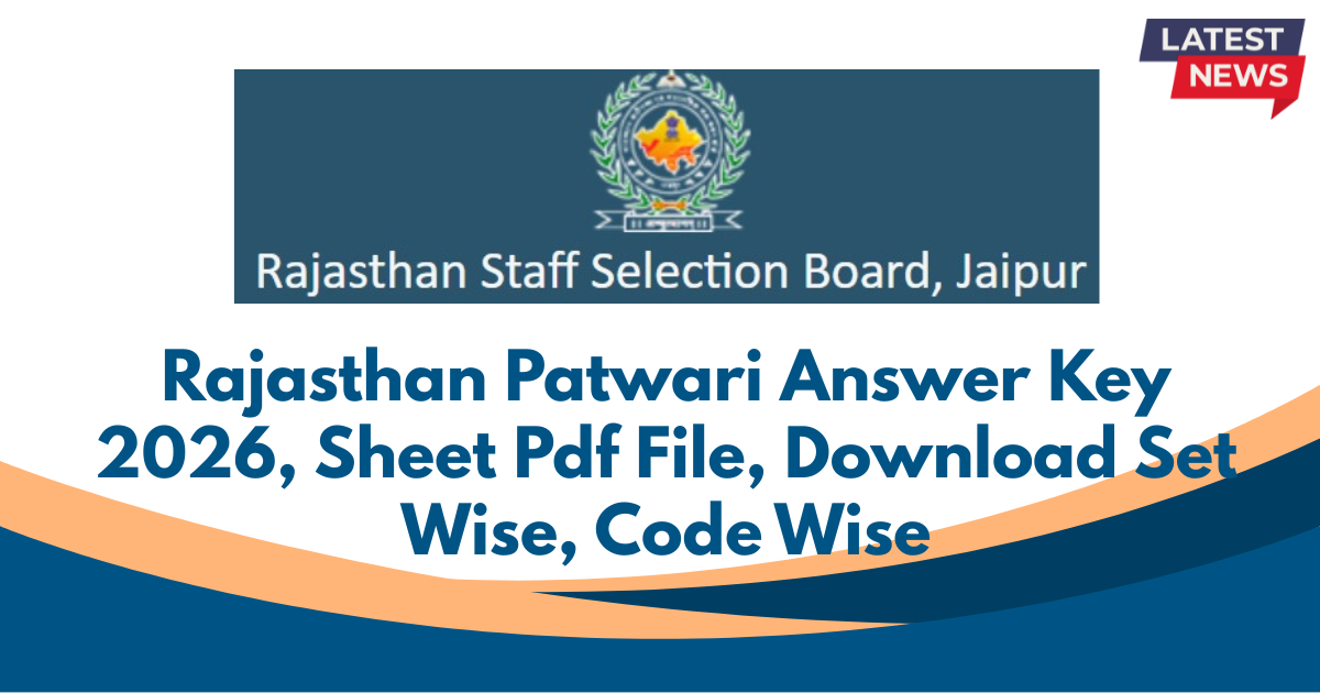 Rajasthan Patwari Answer Key 2026, Sheet