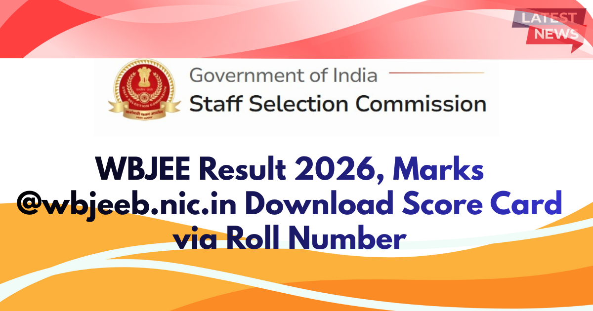 WBJEE Result 2026, Marks @wbjeeb.nic.in
