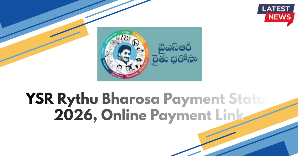 YSR Rythu Bharosa Payment Status 2026