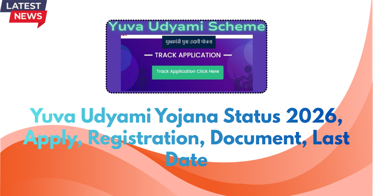 Yuva Udyami Yojana Status 2026, Apply Online