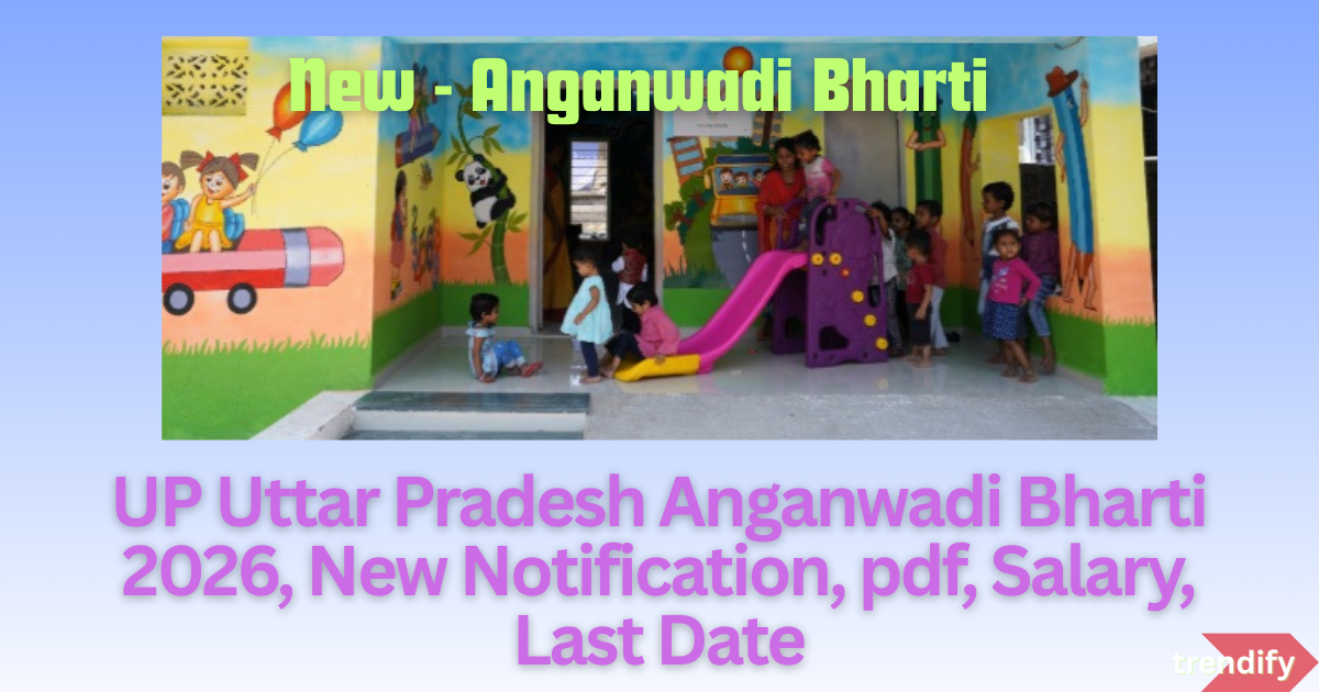 UP Uttar Pradesh Anganwadi Bharti 2026