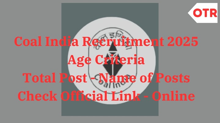 Coal India Recruitment Apply Online