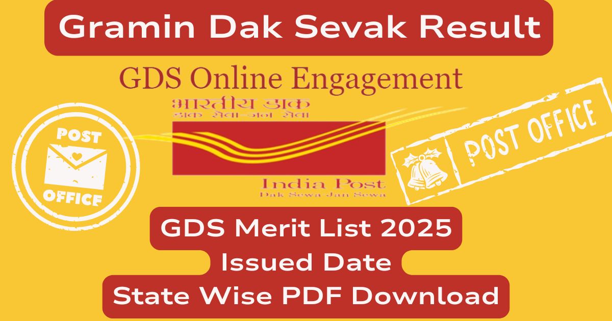 GDS Merit List Download