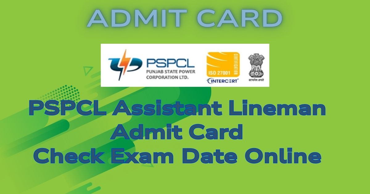 PSPCL Assistant Lineman Admit Card (1)